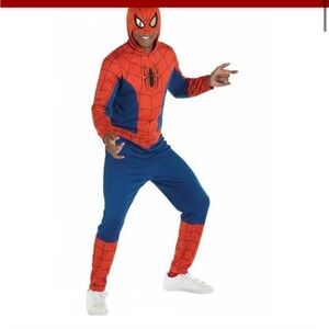 Red and Blue Spider-Man Costume